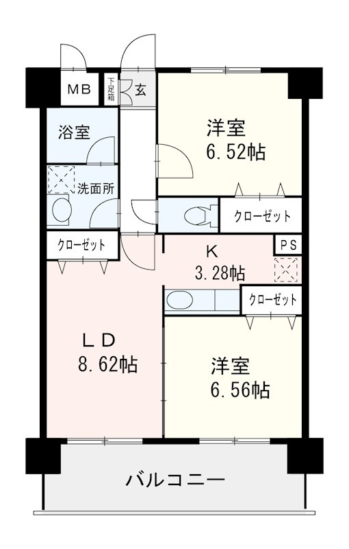 アンプルールベトン明永 間取り