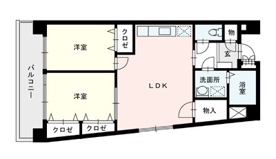 ヴィラージュ今宿 間取り
