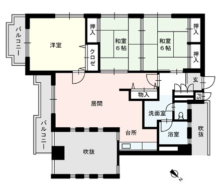 第2テングビル 間取り