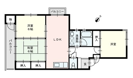 パークサイド井尻 間取り