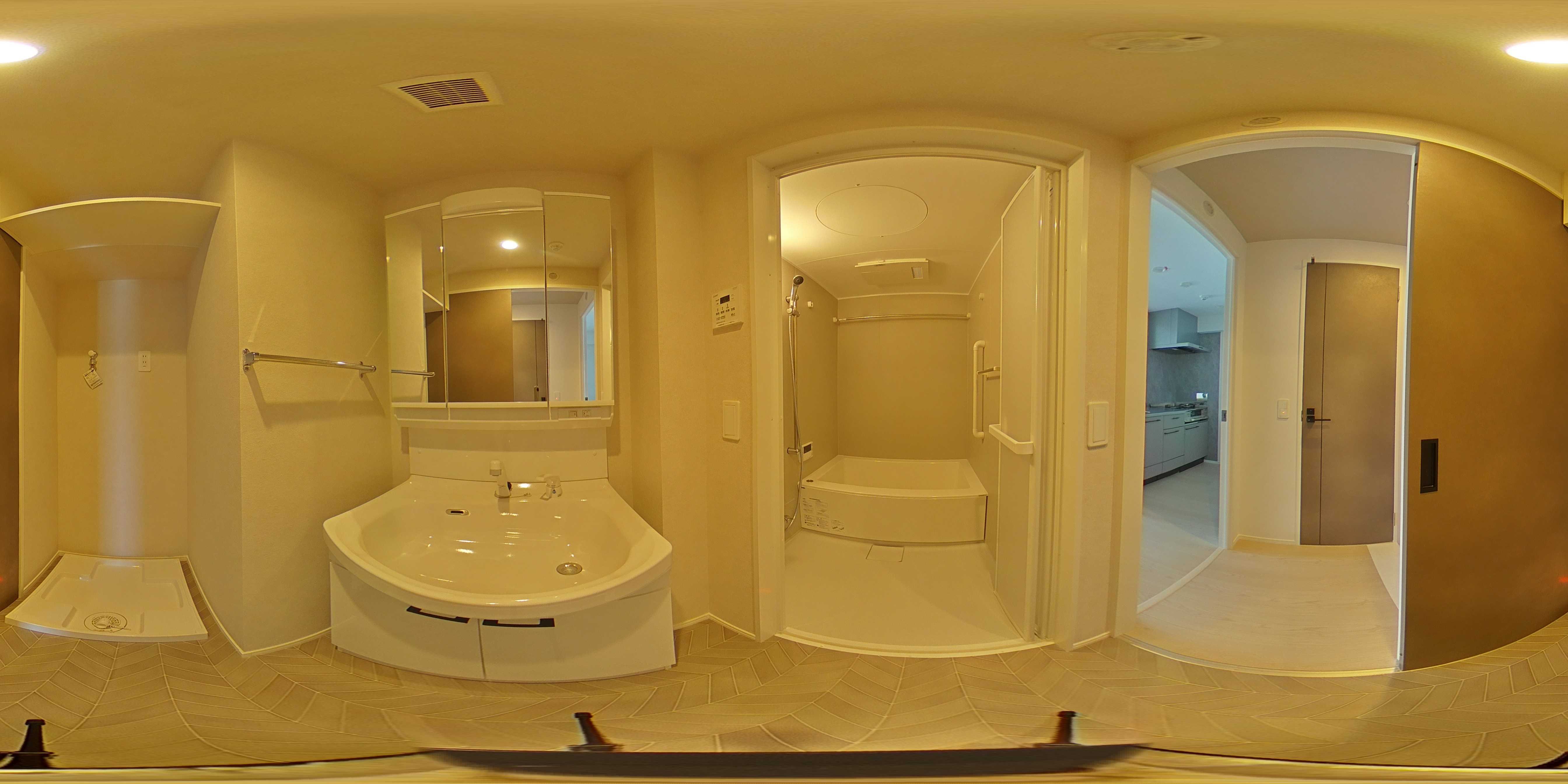 ラソース山王 洗面所