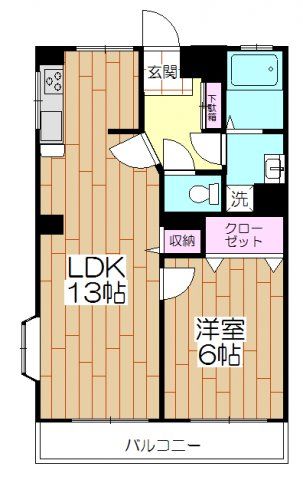 櫻マンション 305号室 間取り