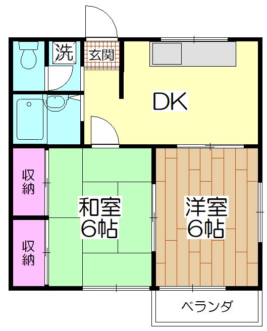 エステートピアK 301号室 間取り