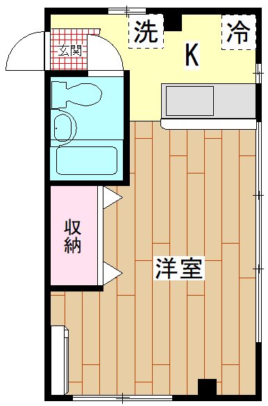 梅田ファニッシュメント 301号室 間取り
