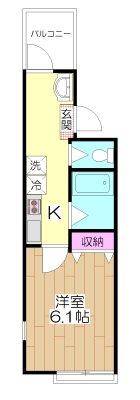 ヴィラ・コンフォール西新井 302号室 間取り
