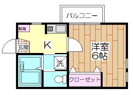 ネット第71 301号室 間取り