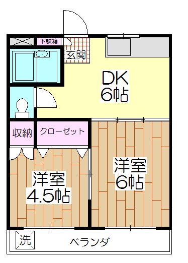 マンション紺利 間取り