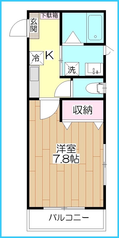 ソレイユ谷塚 間取り