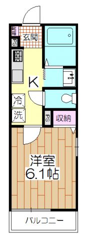 ネット第88 101号室 間取り