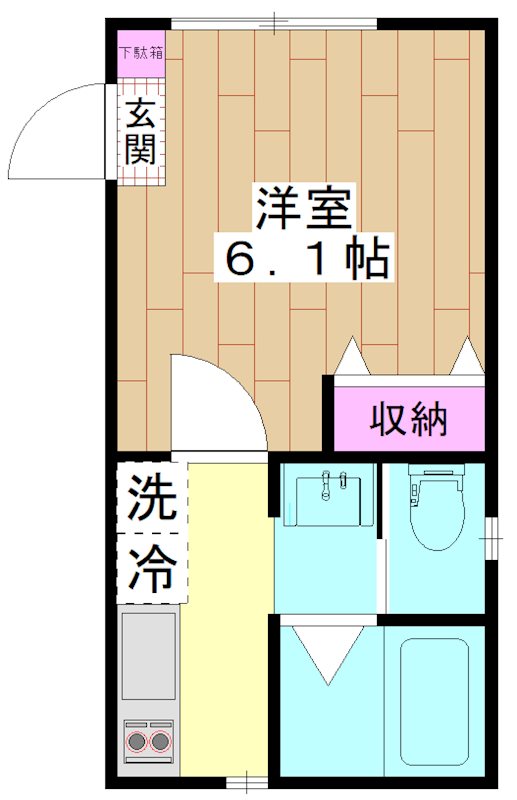 DIXーdeux（ディス-ドゥ） 101号室 間取り