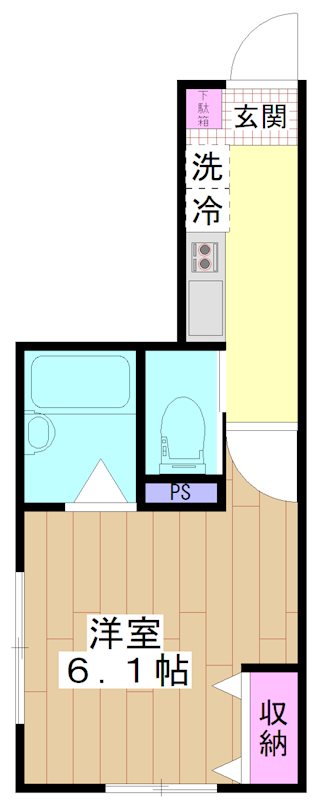 FerioⅡ 301号室 間取り