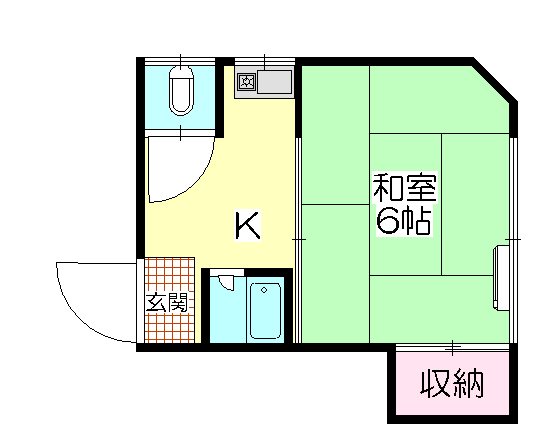 マスターハウス B号室 間取り