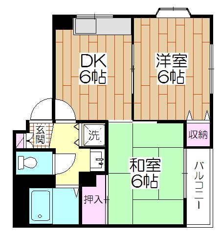 グランヒルズ  301号室 間取り
