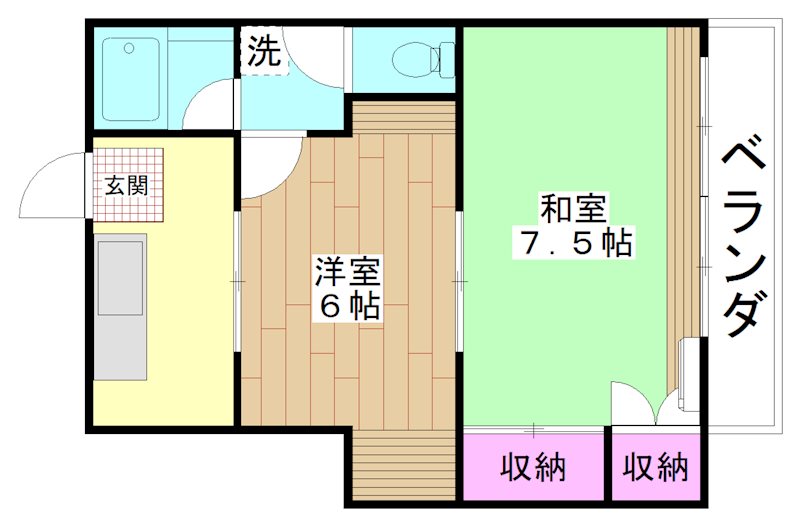 高須ビル 302号室 間取り