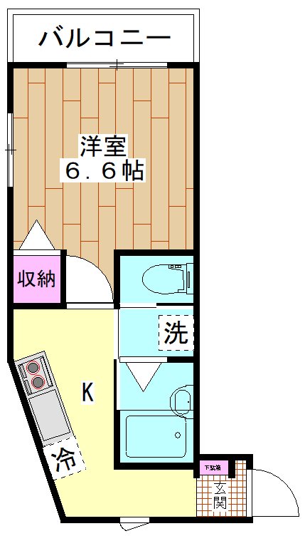 COZY千代田    304号室 間取り