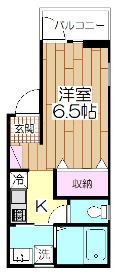 Lee　GrimⅡ  201号室 間取り