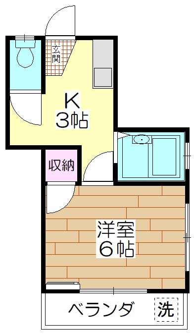 サンブライト福寿  間取り
