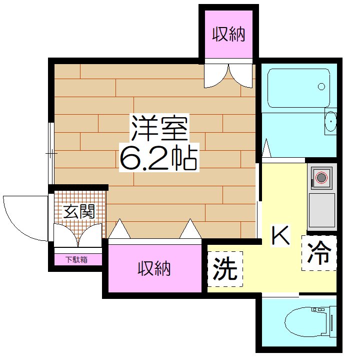 コンソリージ  間取り