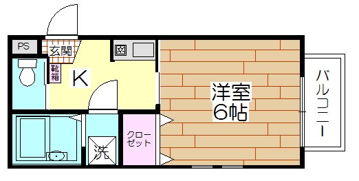 ネット第71  402号室 間取り