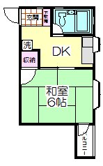 アキバコーポ   間取り