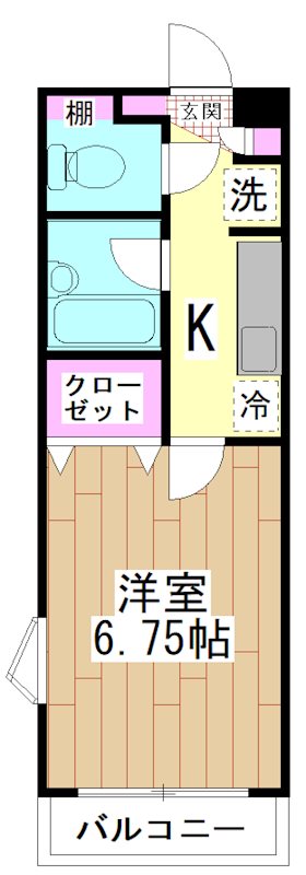 櫻コート 201号室 間取り