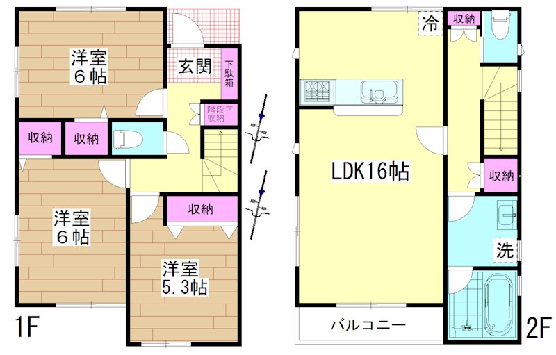ポルックス 間取り