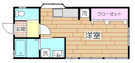 ユウキハイツ 1F全号室 間取り