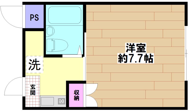 グランヒルズ 103号室 間取り