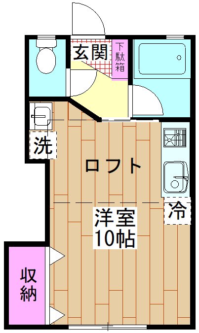 カーサ・カトウ 204号室 間取り