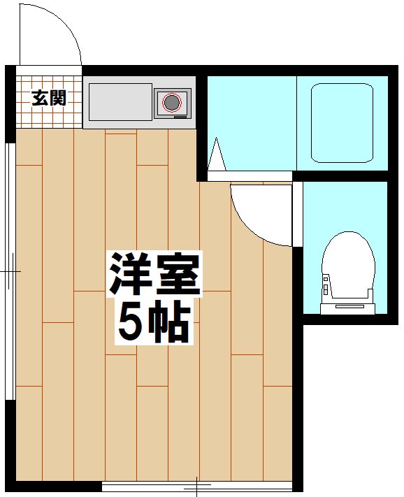 梅島ガーデン 103号室 間取り
