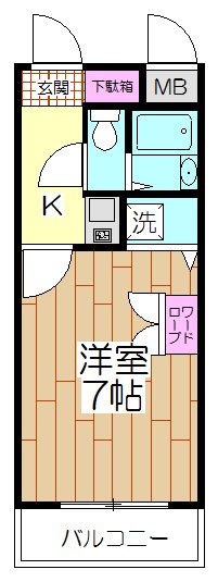 ライオンズマンション梅島第3 405号室 間取り