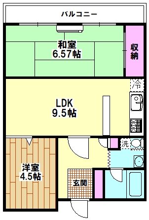 北千住パークファミリア 1209号室 間取り