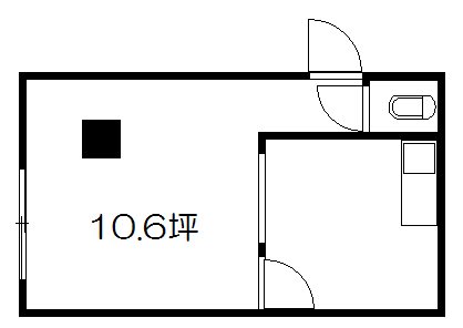 サニーコートU 102号室 間取り