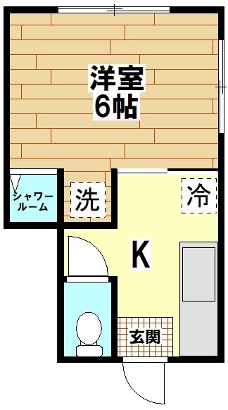 塚田荘 203号室 間取り