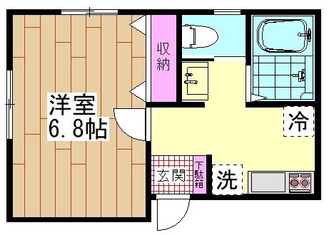 G-soleil（ジーソレイユ） 101号室 間取り