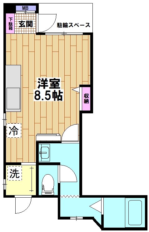 興野戸建1F 間取り