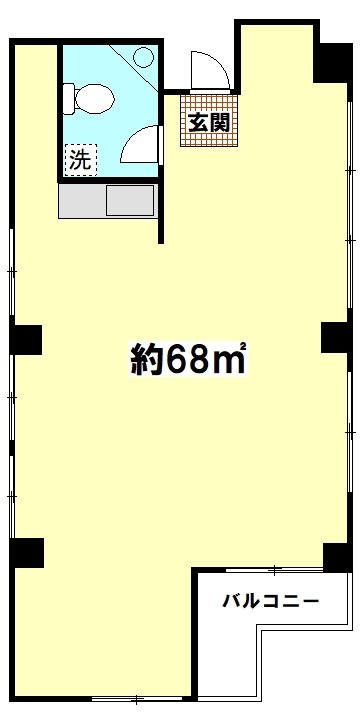 ＧＬビルⅡ 3F号室 間取り