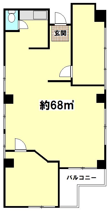 ＧＬビルⅡ 4F号室 間取り