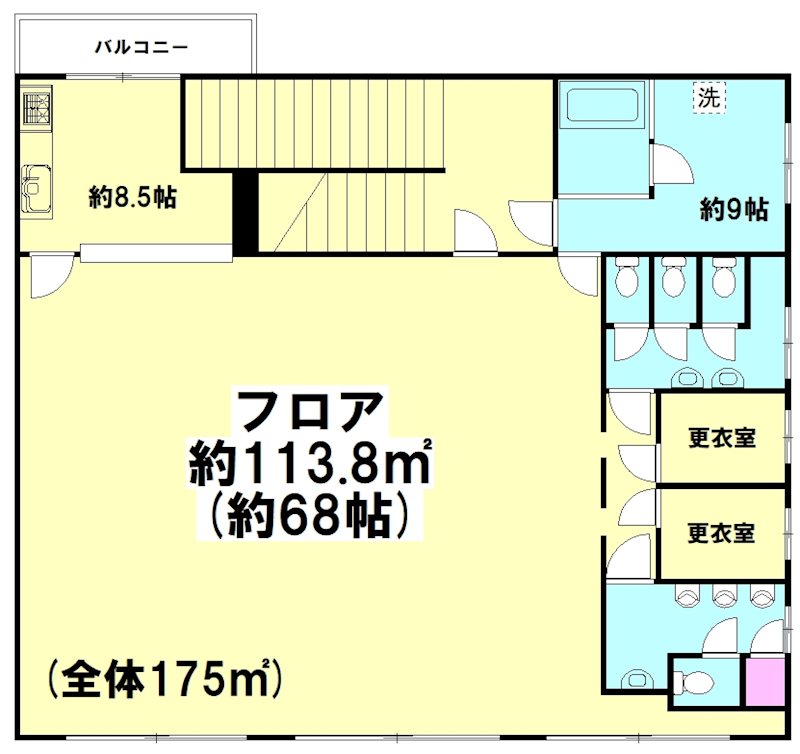 馬場ビル　 2F全号室 間取り