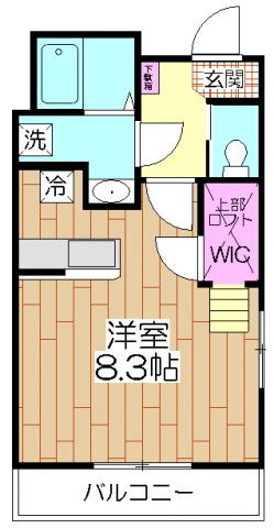 Maison de　とまとNO.1 501号室 間取り
