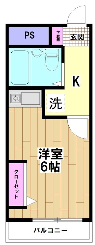 ライオンズマンション梅島第3 502号室 間取り