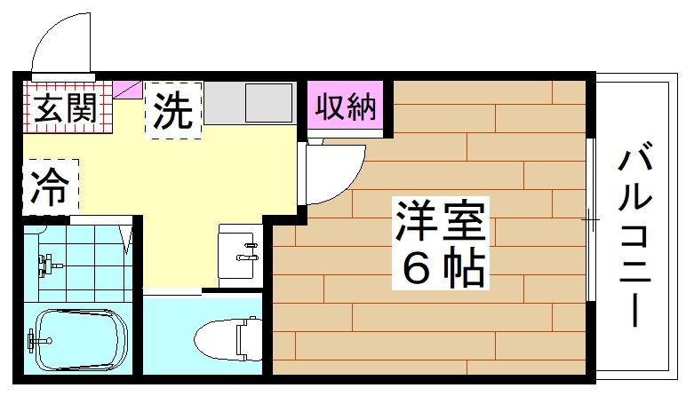 ヴィラ吉町 105号室 間取り