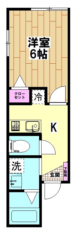 DIX-trois(ディス　トロワ) 202号室 間取り