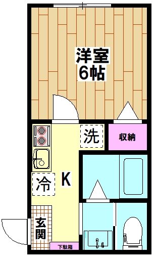 ヴィラ坂下町 304号室 間取り