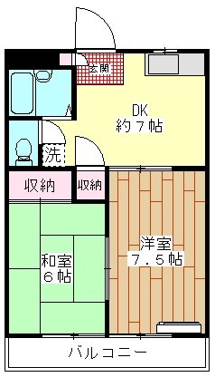メゾンアヅマ 302号室 間取り