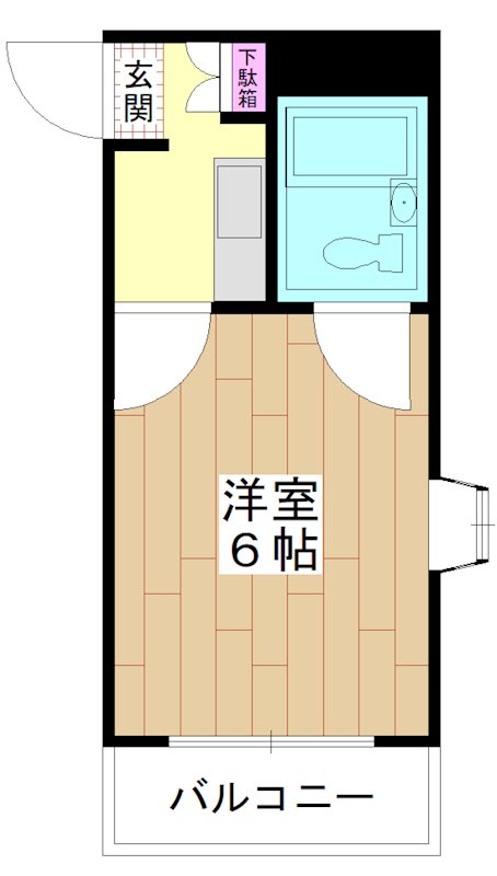 緑町共和ビル 301号室 間取り
