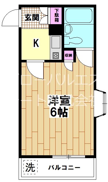緑町共和ビル 307号室 間取り