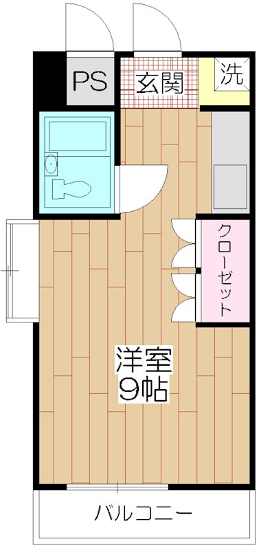 ネット第82 205号室 間取り