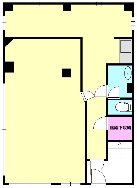 家常ビル 1F号室 間取り