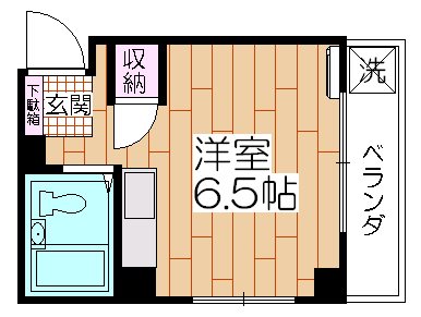 相澤ビル  302号室 間取り